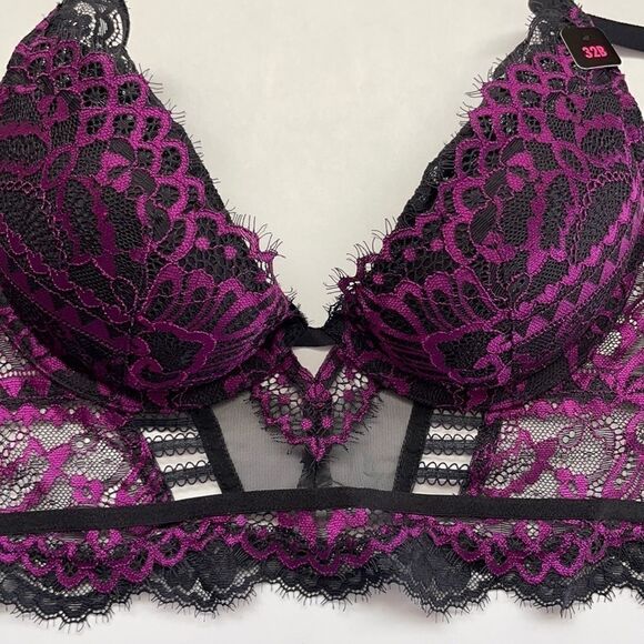 La Senza Beyond Sexy Deep Plunge Bra Size 32 B - Picture 3 of 9